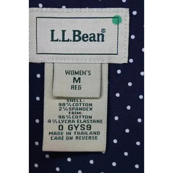 L.L. Bean Women's Red Jacket-Medium-Nautical Anchor Buttons - Picture 4 of 10